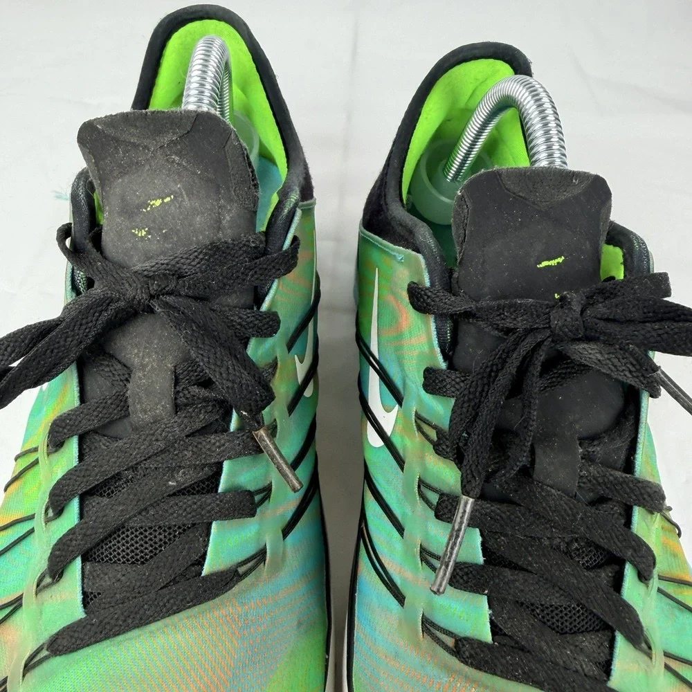 Womens Nike Free TR 6 PRT Running Shoes Sneakers Lime Green Blue Sz 9 Trainers - Picture 12 of 15